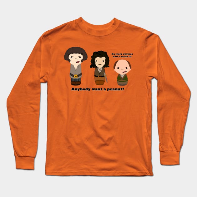 Anybody want a peanut? Long Sleeve T-Shirt by Jen Talley Design